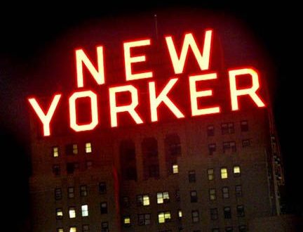 New Yorker Acrylite Sign